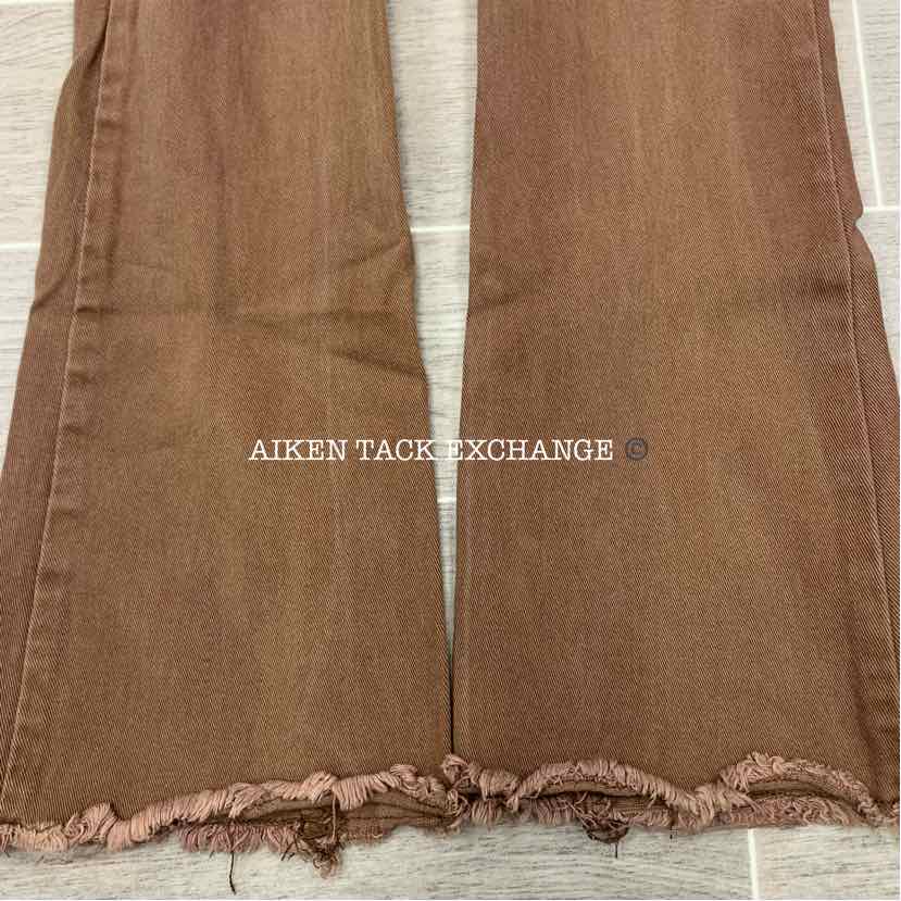 Bell Bottom Stretchy Jeans, Size Medium