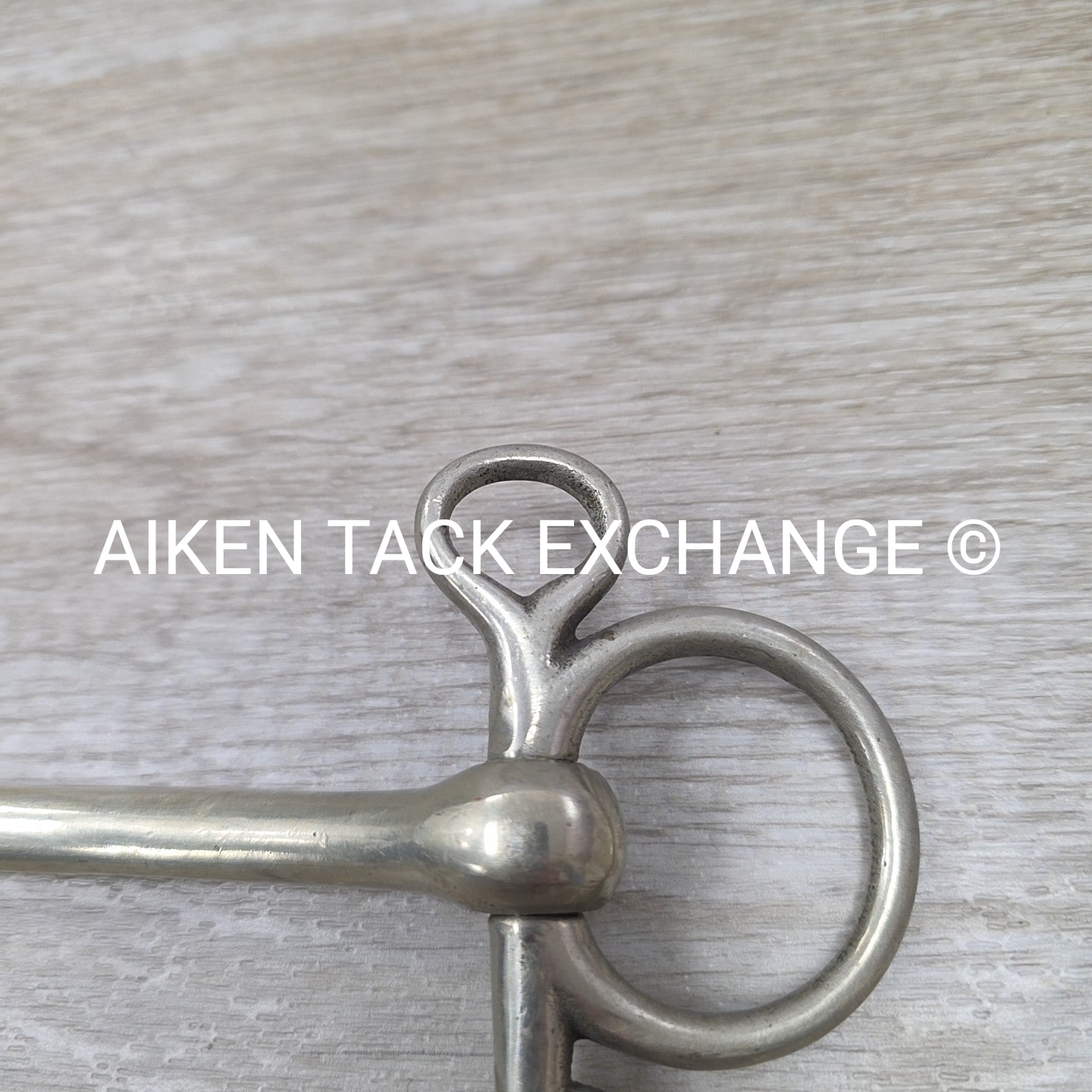 Never Rust Mullen Mouth Pelham Bit (No Hooks & Curb Chain) 4.75"
