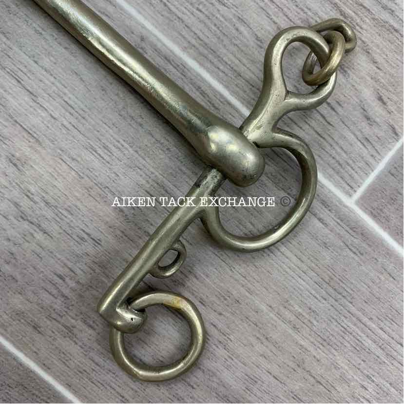 Solid Nickel Mullen Mouth Pelham Bit 5" (No Curb Chain)