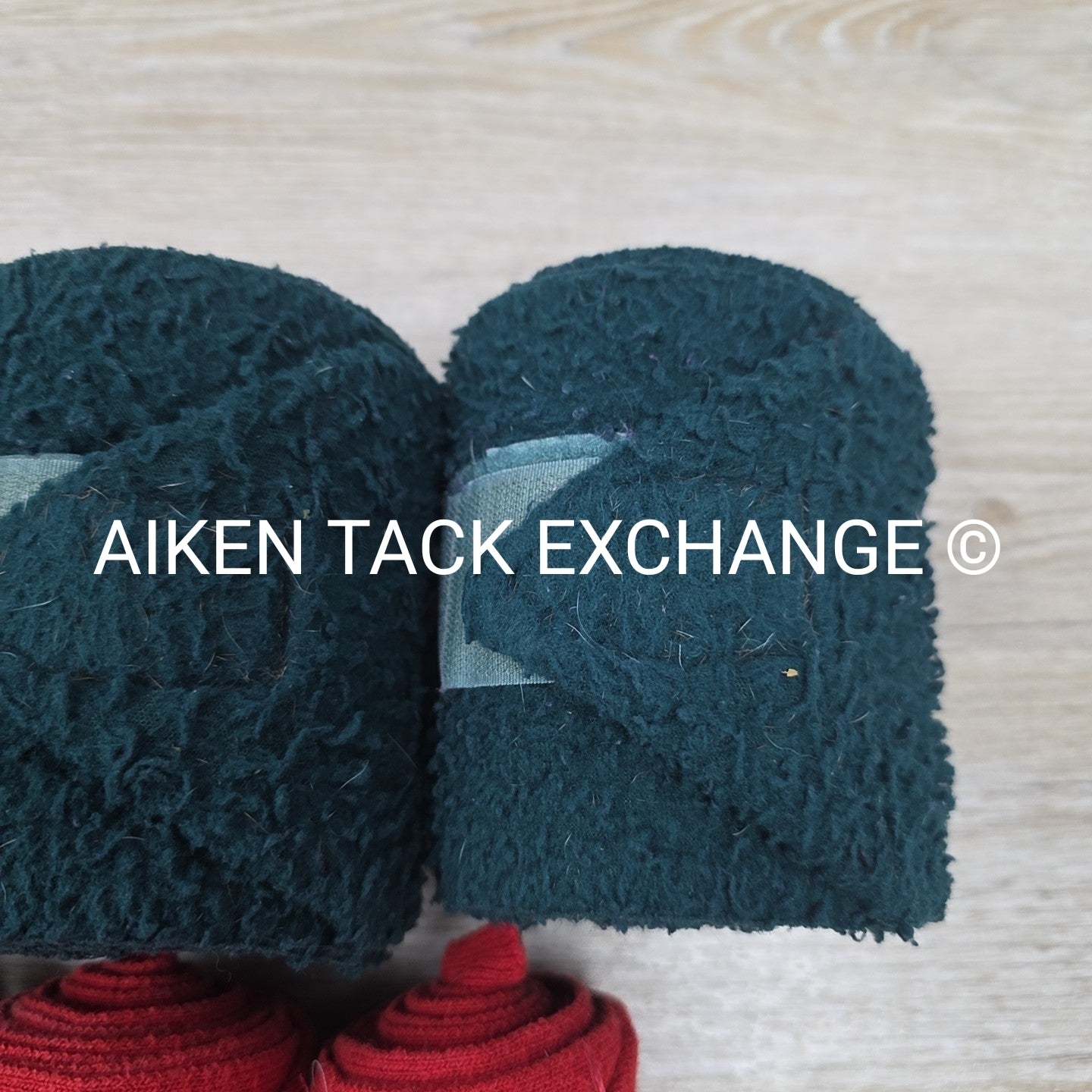 BARGAIN BUNDLE: 4 Polo Wraps, Green & 4 Knit Wraps, Red