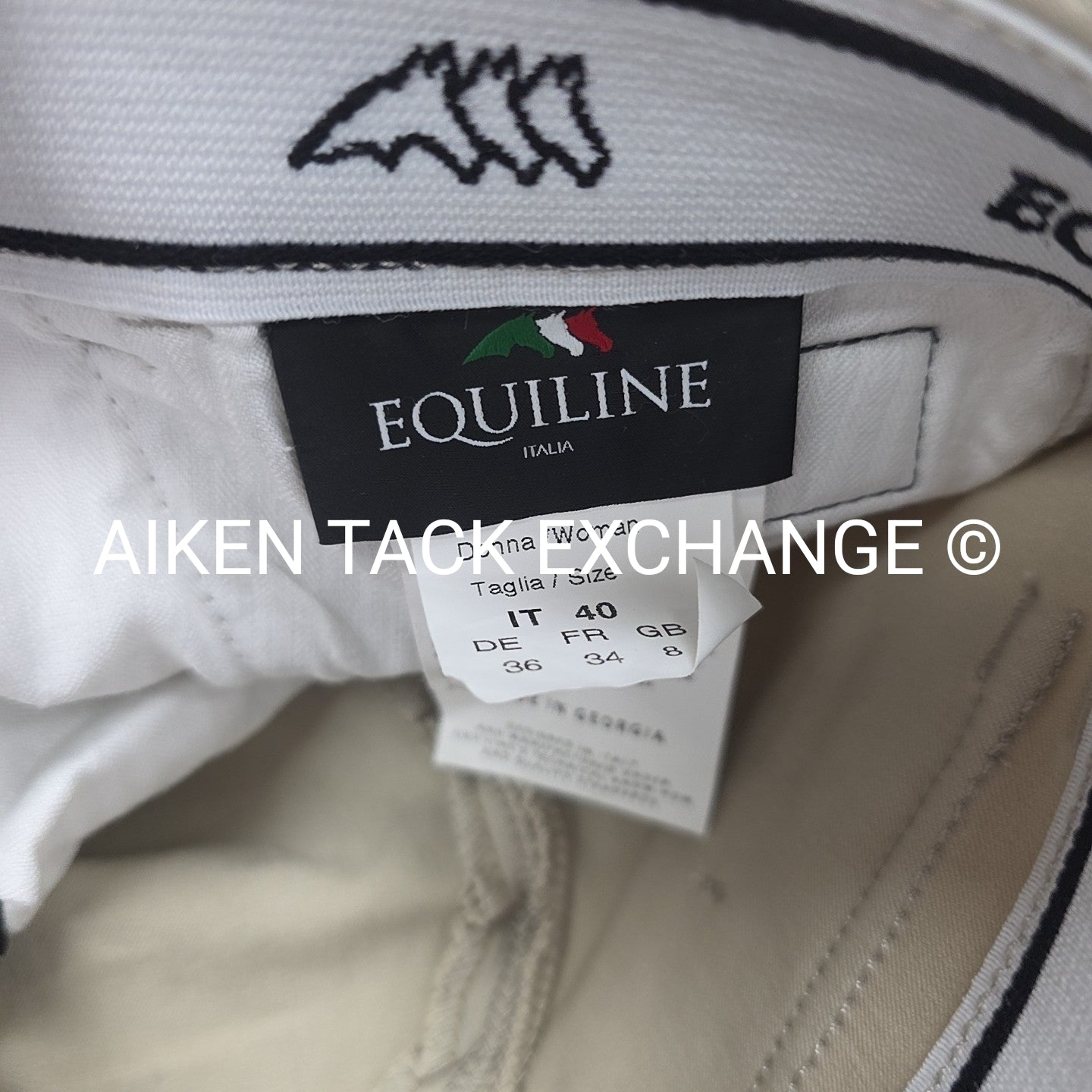 Equiline Knee Patch Breeches, Size IT 40 / US 26