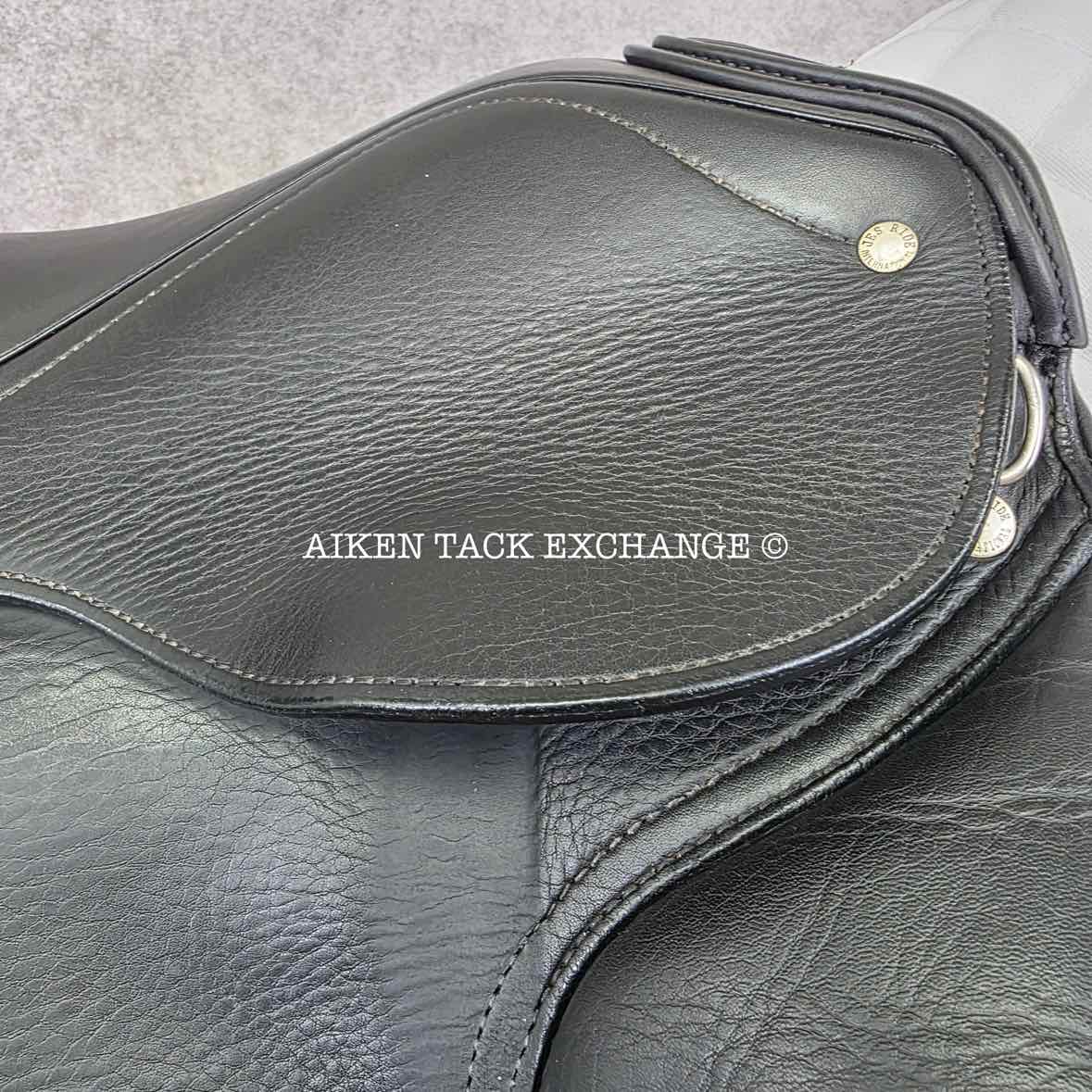 2003 Schleese JES Advanced Dressage Saddle, 17" Seat, Wide Tree, Wool Flocked Panels