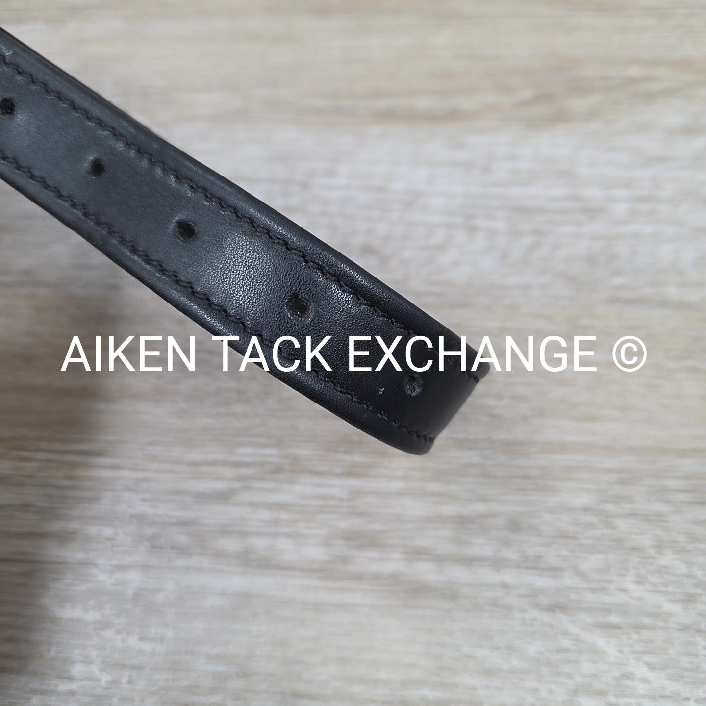 Synthetic Flat Running Martingale, Black, Size Cob