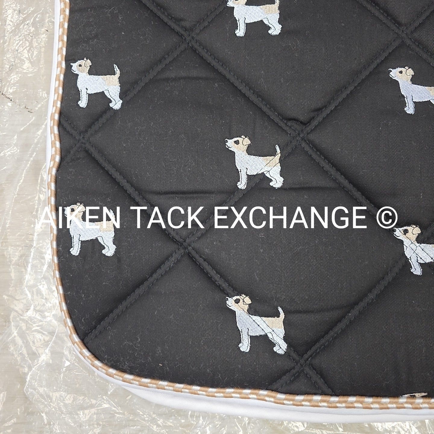 Lettia Jack Russell Embroidered All Purpose Saddle Pad