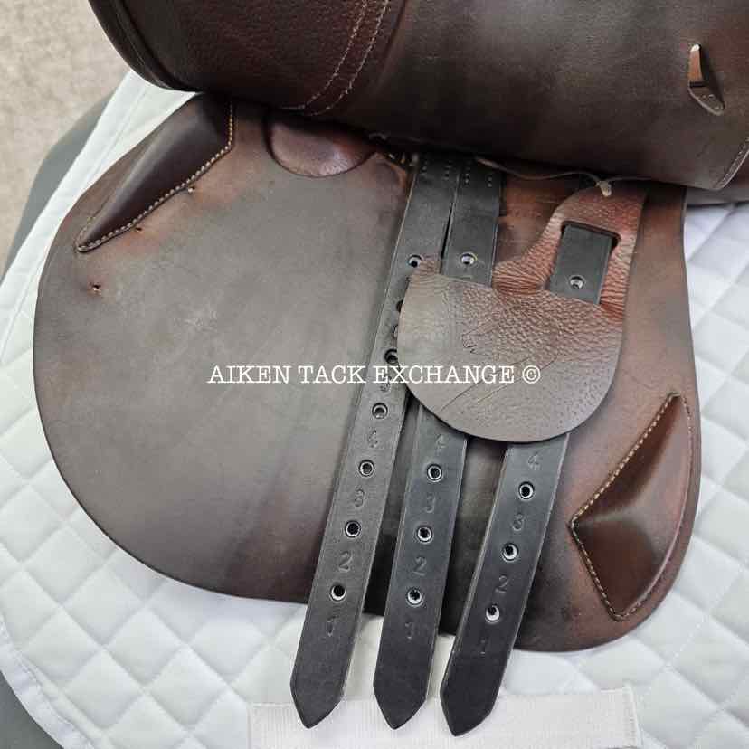 **SOLD** 2008 Antares Contact Jump Saddle, 17" Seat, 2N Flap, Medium Wide Tree, Foam Panes