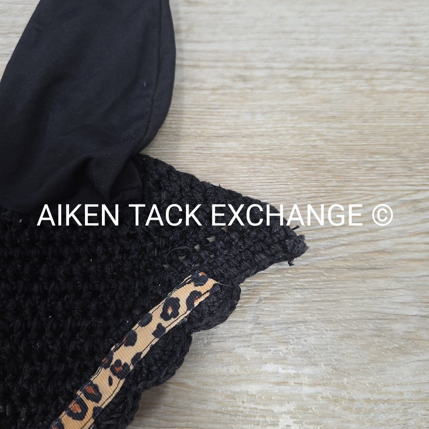 Leopard Print Ear Bonnet, Size Full