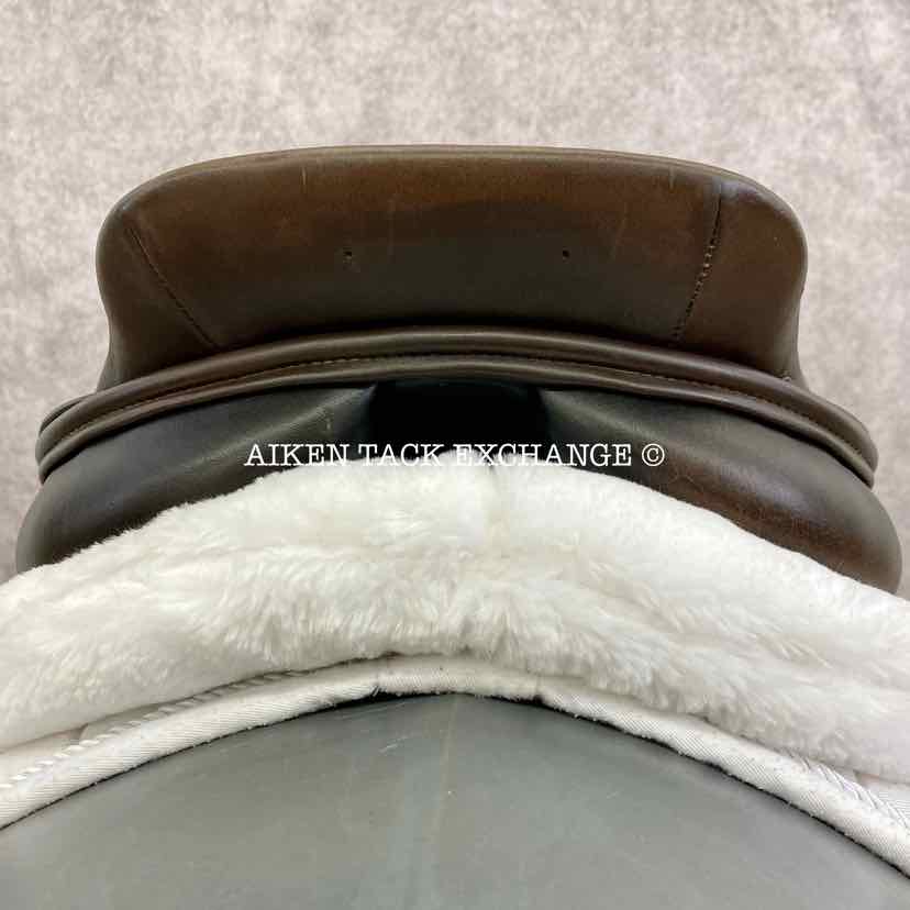 True Brit All Purpose Jump Saddle, 17" Seat, Medium Tree, Foam Panels