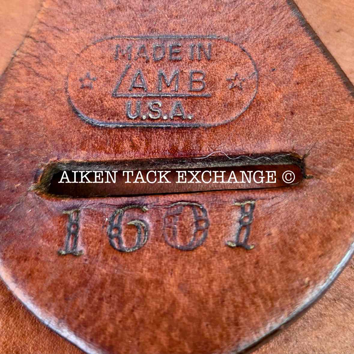 AMB Western Saddle, 16" Seat, Wide Tree - Full QH Bars