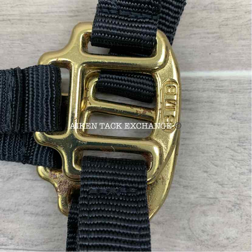 BMB Nylon Halter, Black, Size Large / Oversize