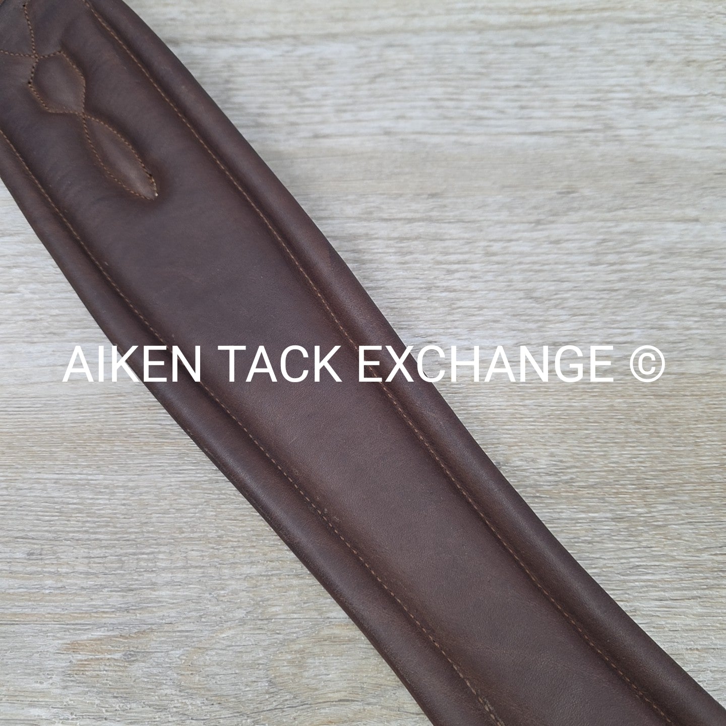 Dover Saddlery Circuit Leather Girth, Brown, 54"