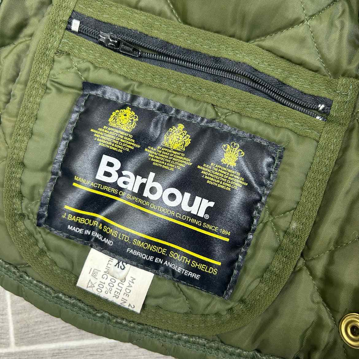 Barbour Quilted Jacket, Size X-Small