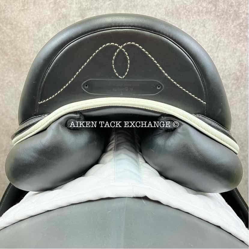 2018 Prestige Venus K Monoflap Dressage Saddle, 18" Seat, 32 Tree - Medium, Wool Flocked Panels