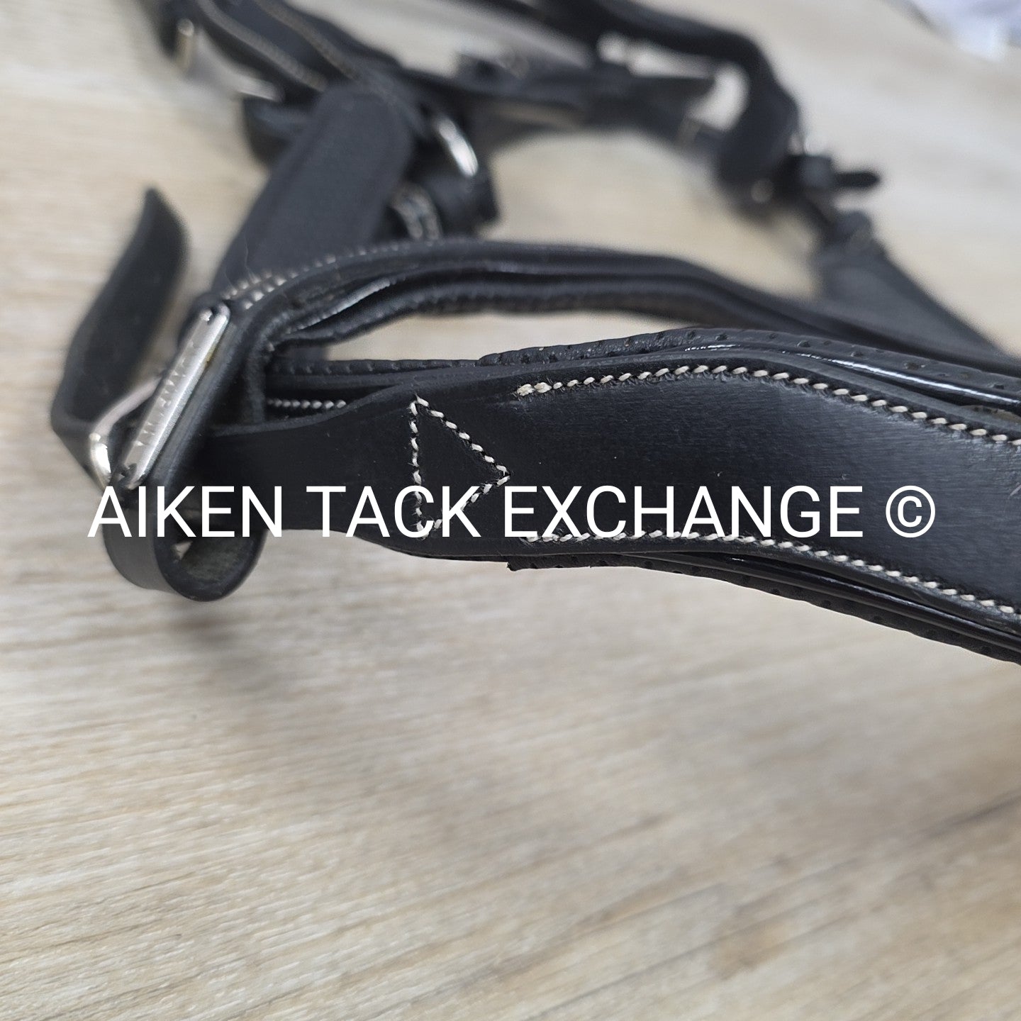 Jump'In One Manhattan Anatomic Bridle, No Reins, Black, Size Full