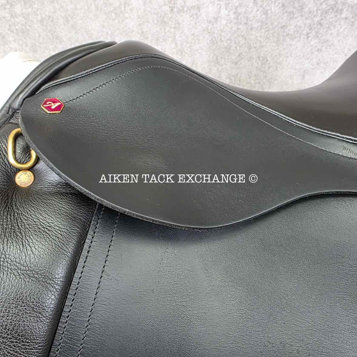 Albion Legend K2 All Purpose Saddle, 17.5" Seat, Adjusta-Tree: Set to Wide, Wool Flocked Panels