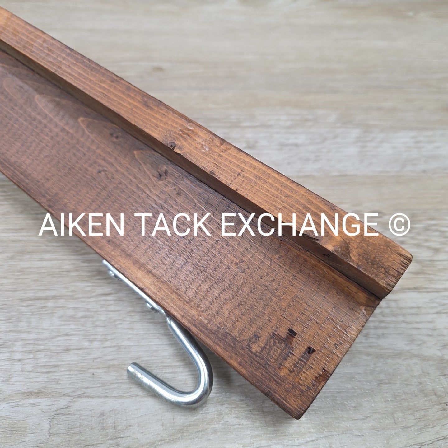 Wood Saddle Rack, 15.5" Long