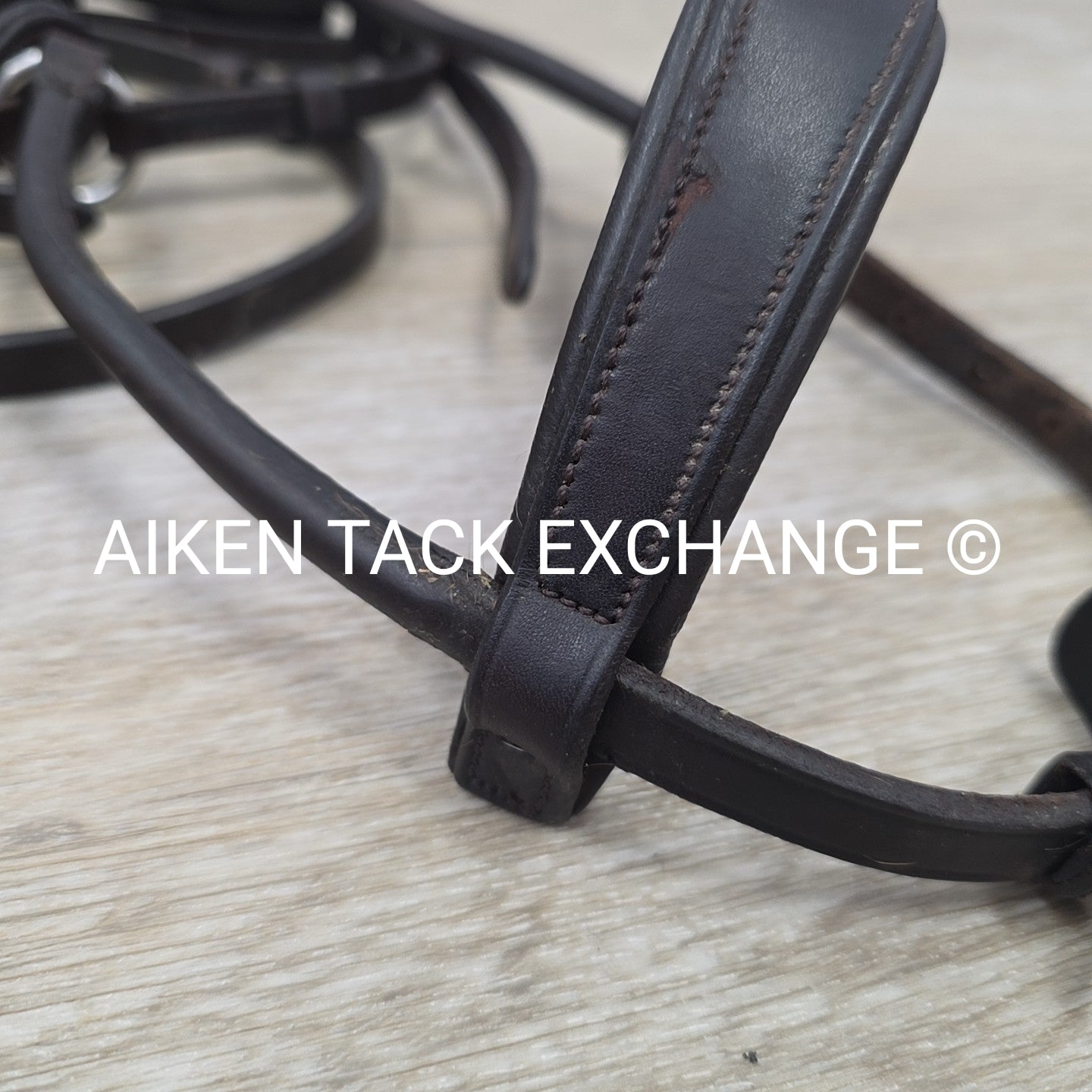 Collegiate ComFiTec Training Bridle, No Reins, Brown, Size Full