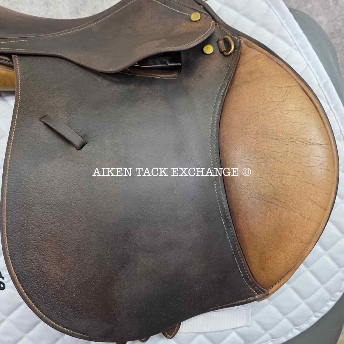 Collegiate Ruiz Diaz Close Contact Jump Saddle, 17" Seat, Medium Tree, Foam Panels