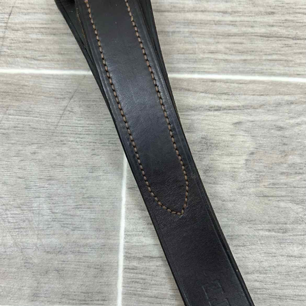 Courbette Flat Breastplate, Brown, Size Full
