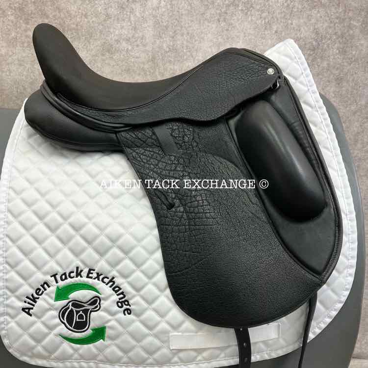 2024 Custom Saddlery Wolfgang Matrix MKII Monoflap Dressage Saddle, 17.5" Seat, Adjustable Tree, Wool Flocked Pony Panels