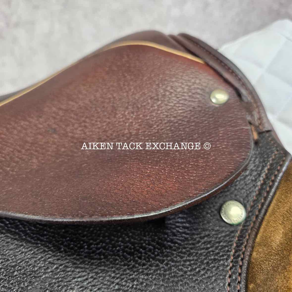 Stubben Siegfried Saddle, 17" Seat, 32cm Tree - Wide, Wool Flocked Panels