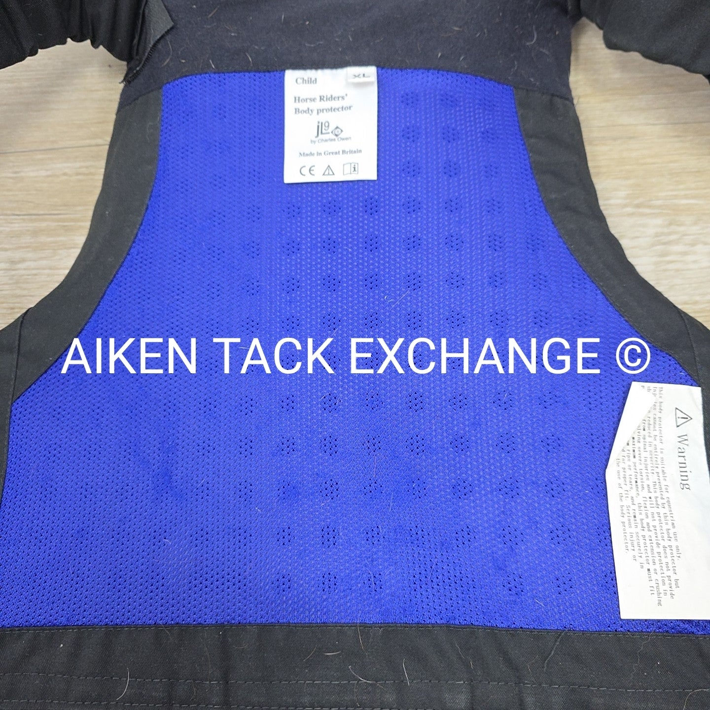 Charles Owen JLP Cross Country Safety Vest, Size Child's X-Large