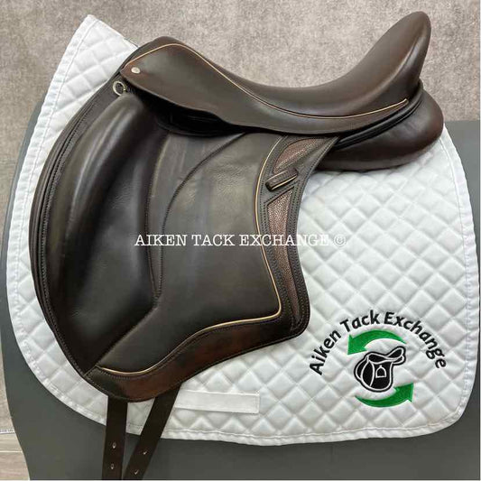 2020 Stackhouse & Ellis Monoflap Dressage Saddle, 17.5" Seat, Medium Wide Tree
