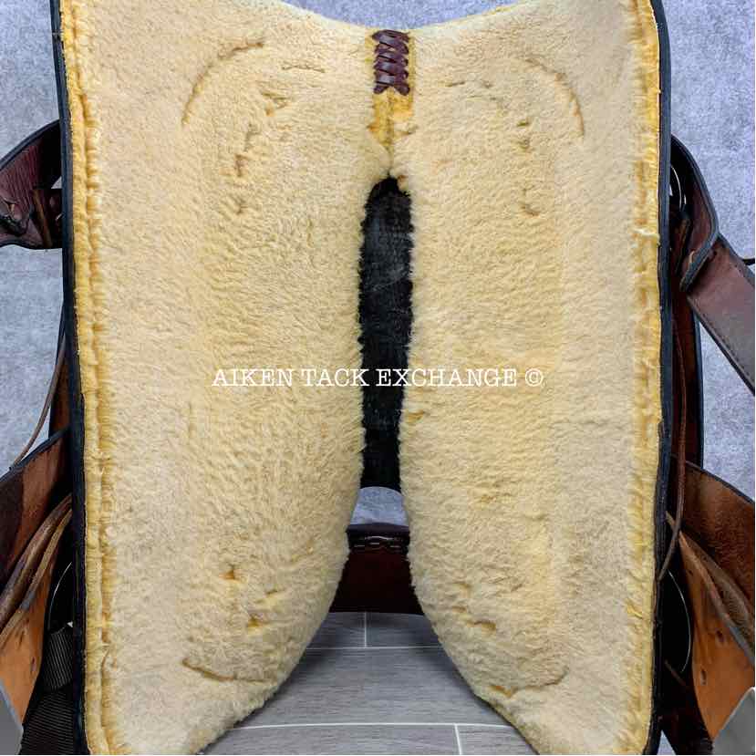 American Saddlery Circle A 1860 Pro-Dally Roper Western Saddle, 17.5" Seat, Wide Tree - Full QH Bars