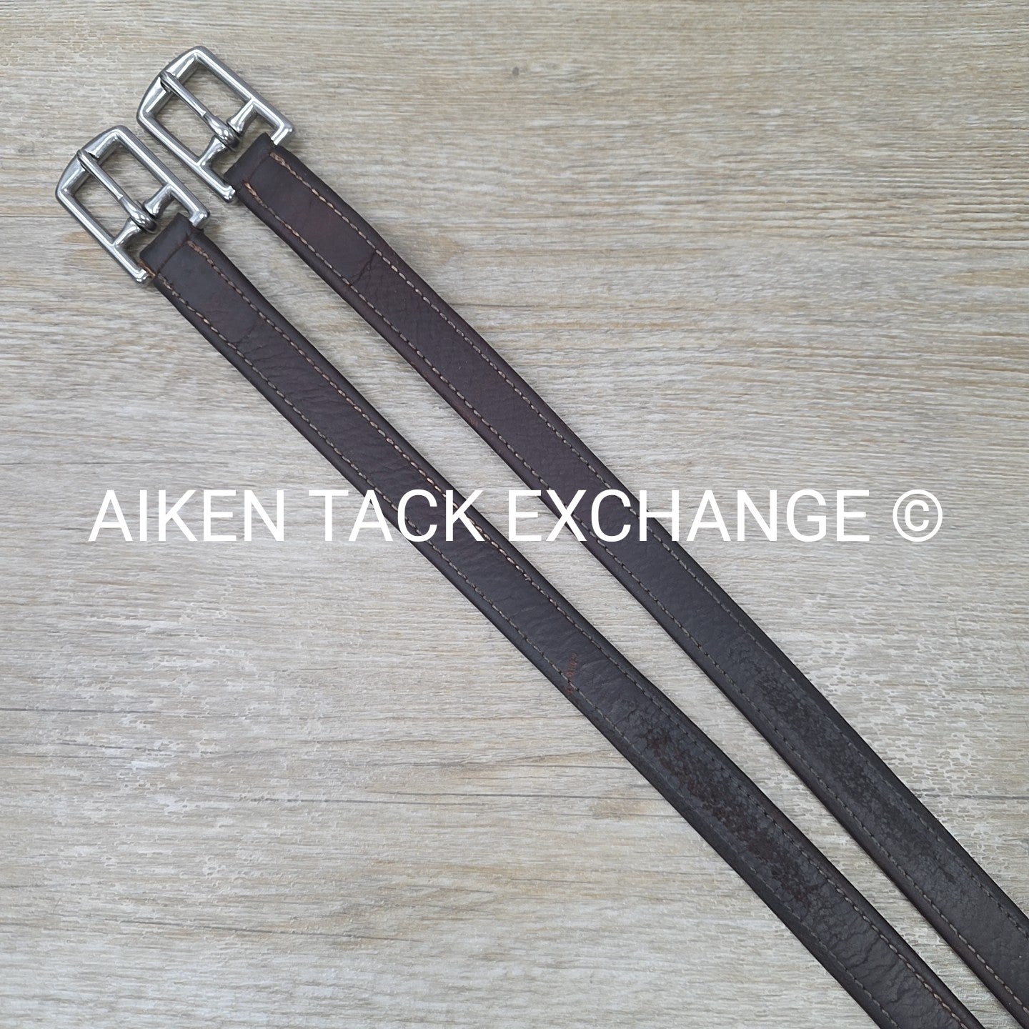 Devoucoux Stirrup Leathers, Brown, 46"