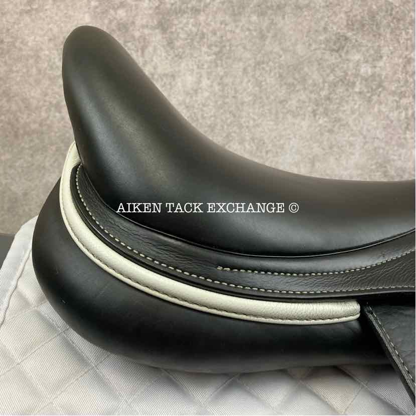 2018 Prestige Venus K Monoflap Dressage Saddle, 18" Seat, 32 Tree - Medium, Wool Flocked Panels