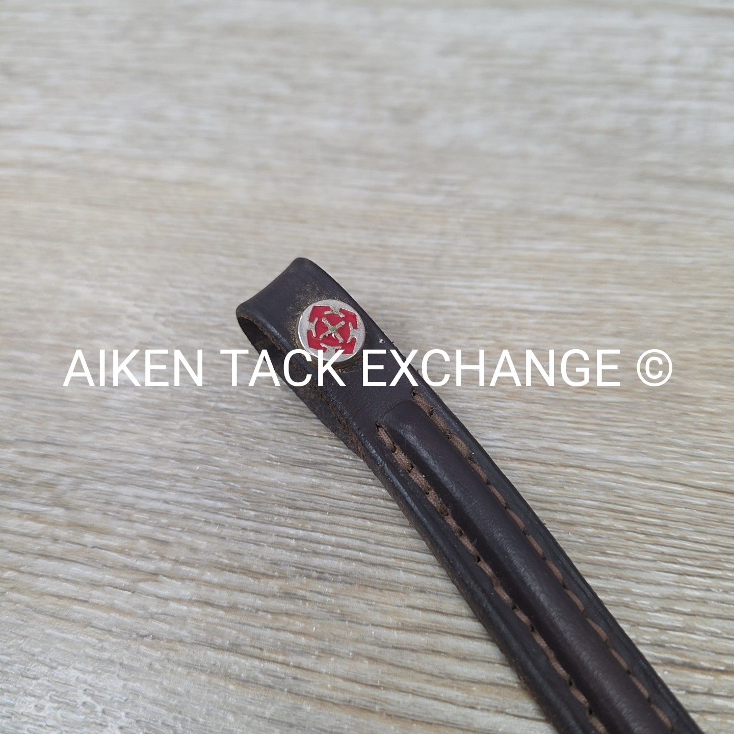 Courbette Plain Raised Browband, Brown, 15"