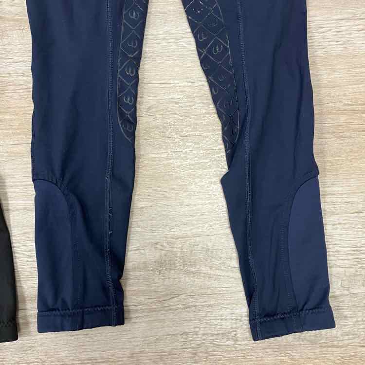 BARGAIN BUNDLE: 2 Pair Ovation Silicone Grip Knee Patch Tights, Size Large