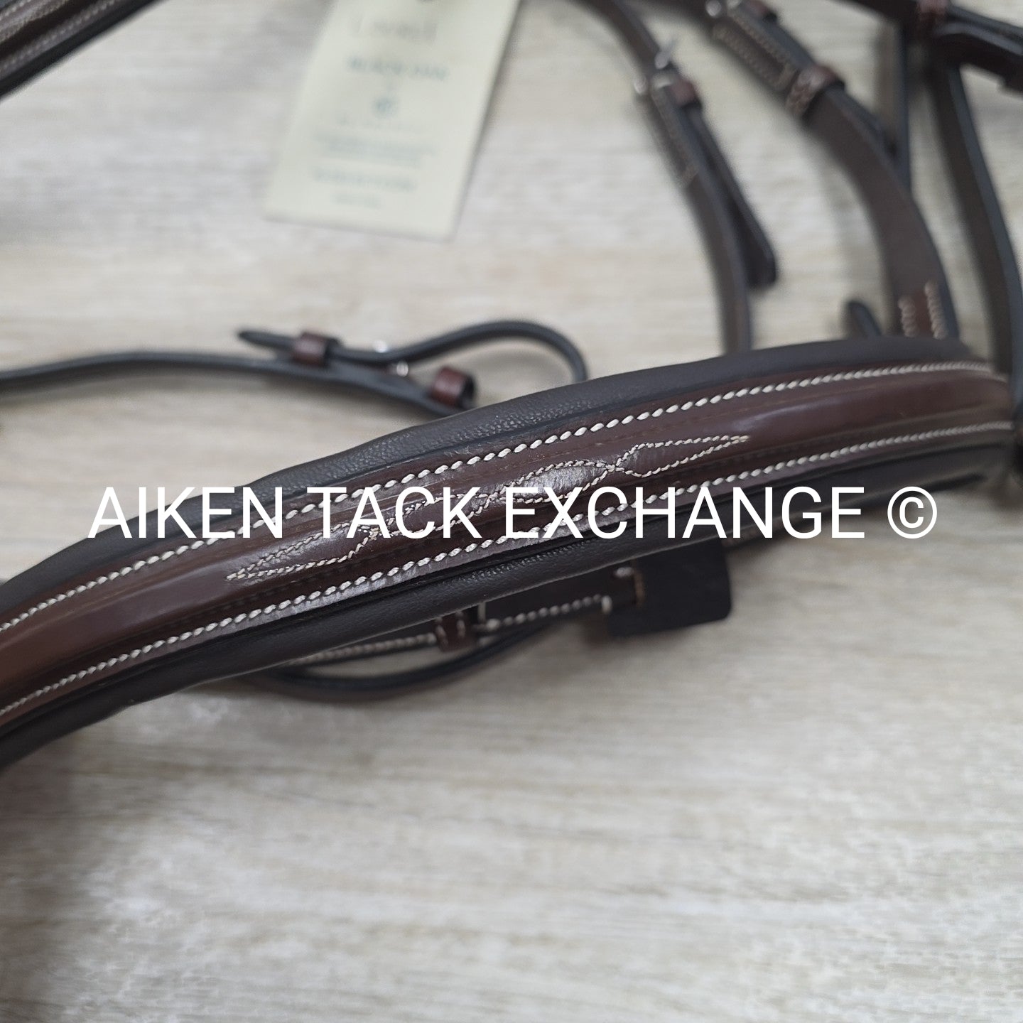 KL Select Black Oak Laurel Bridle with Matching Reins, Size Cob