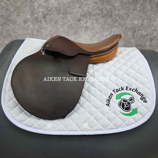 **SOLD** Crosby Miller's Prix Des Nations Pony Saddle, 14" Seat, Medium Tree, Foam Panels