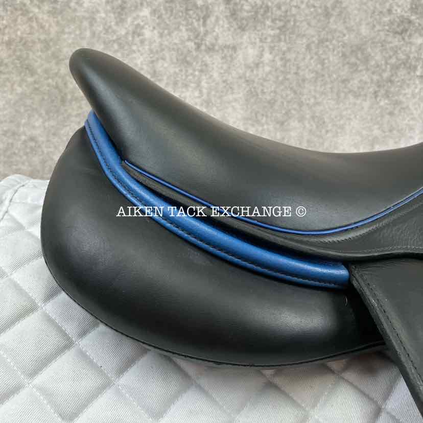 2017 Devoucoux Chiberta S Monoflap Jump Saddle, 16.5" Seat, 0A Flap, Medium Wide Tree, D3D Panels, Full Buffalo Leather