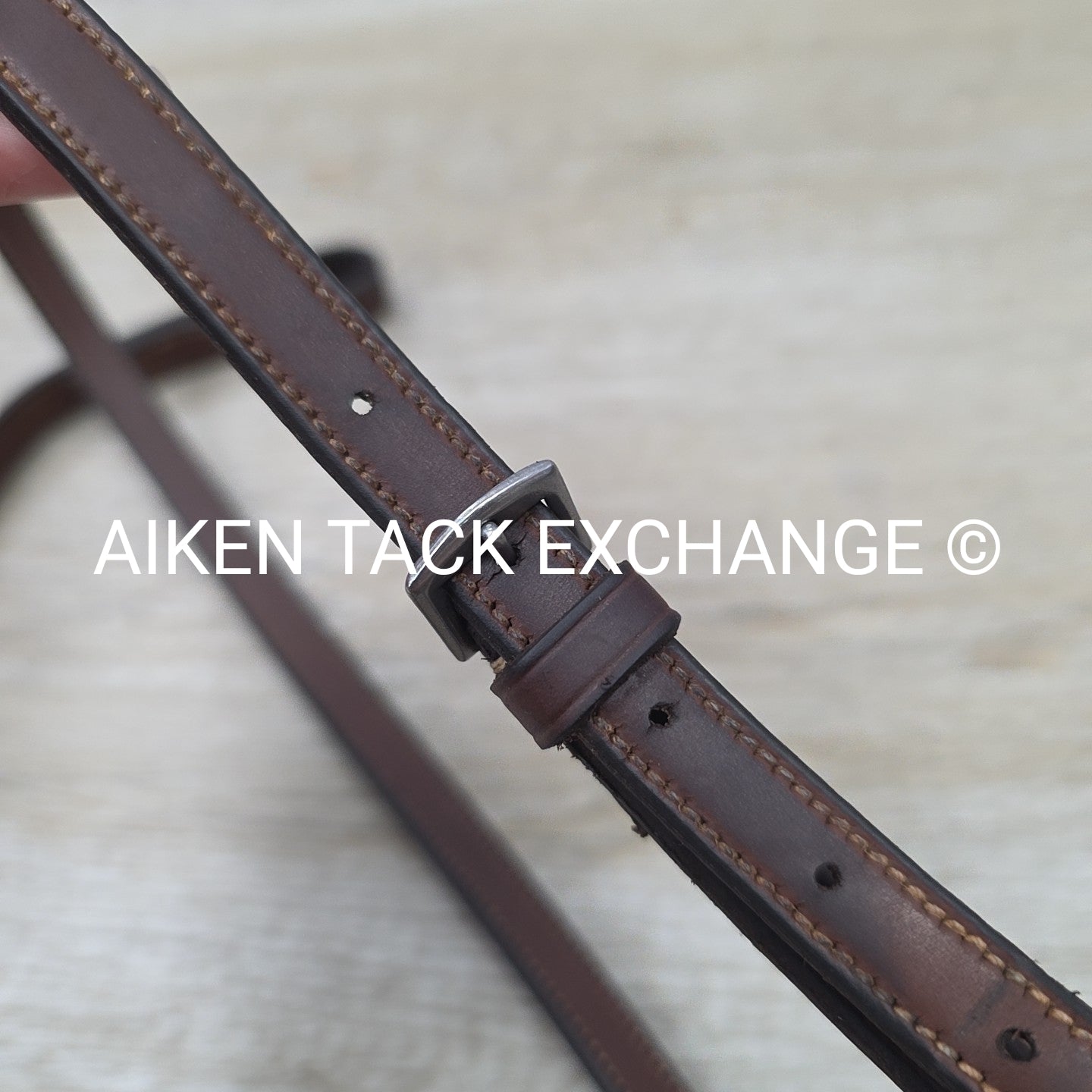 Crosby Square Raised Standing Martingale, Brown, Size Full