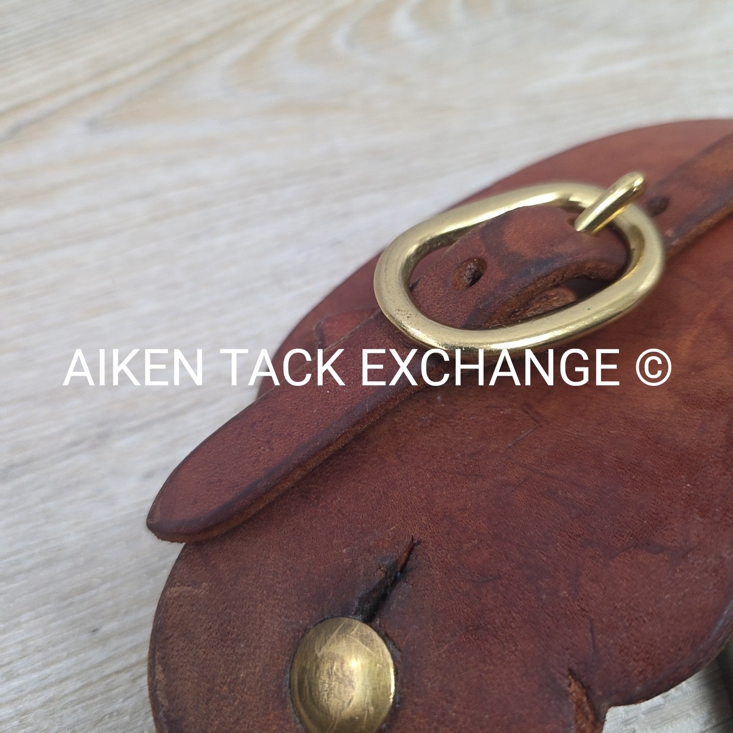 Western Rowel Spurs with Leather Straps