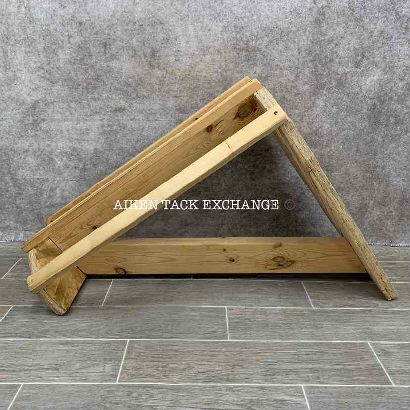 Wooden Wall-Mount Western Saddle Rack