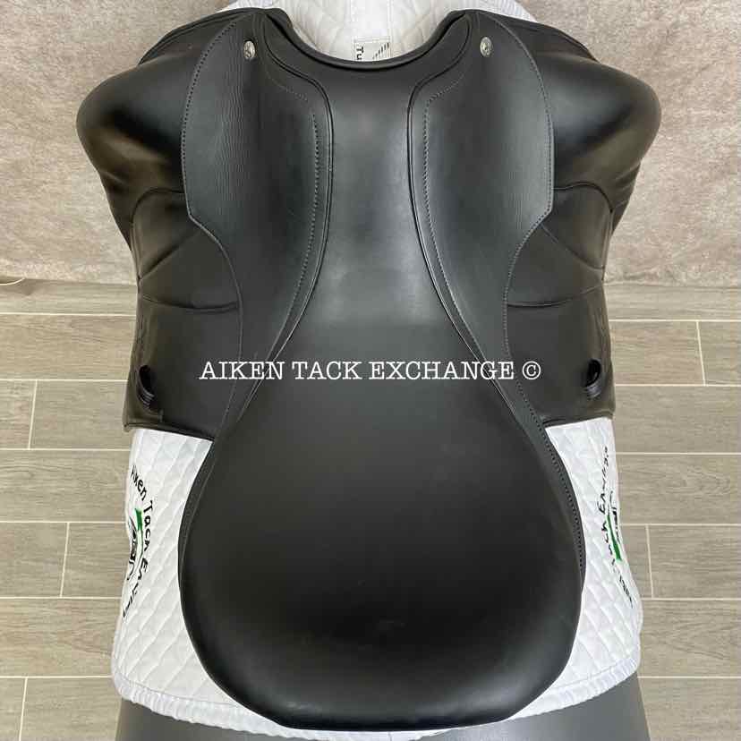 2019 Voltaire Adelaide Monoflap Dressage Saddle, 18" Seat, 2A Flap, Medium Wide/Wide Tree, PRO Panels, Full Buffalo Leather