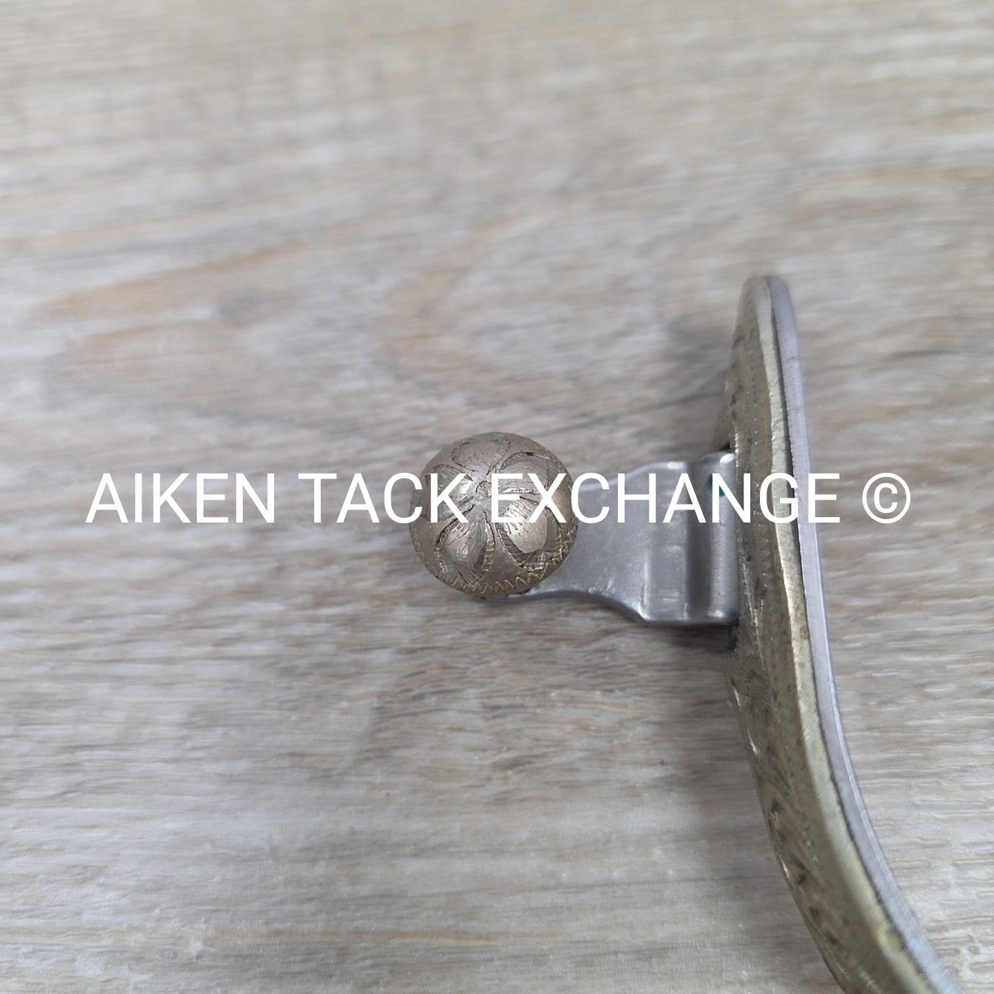 Engraved Western Rowel Spurs, No Straps