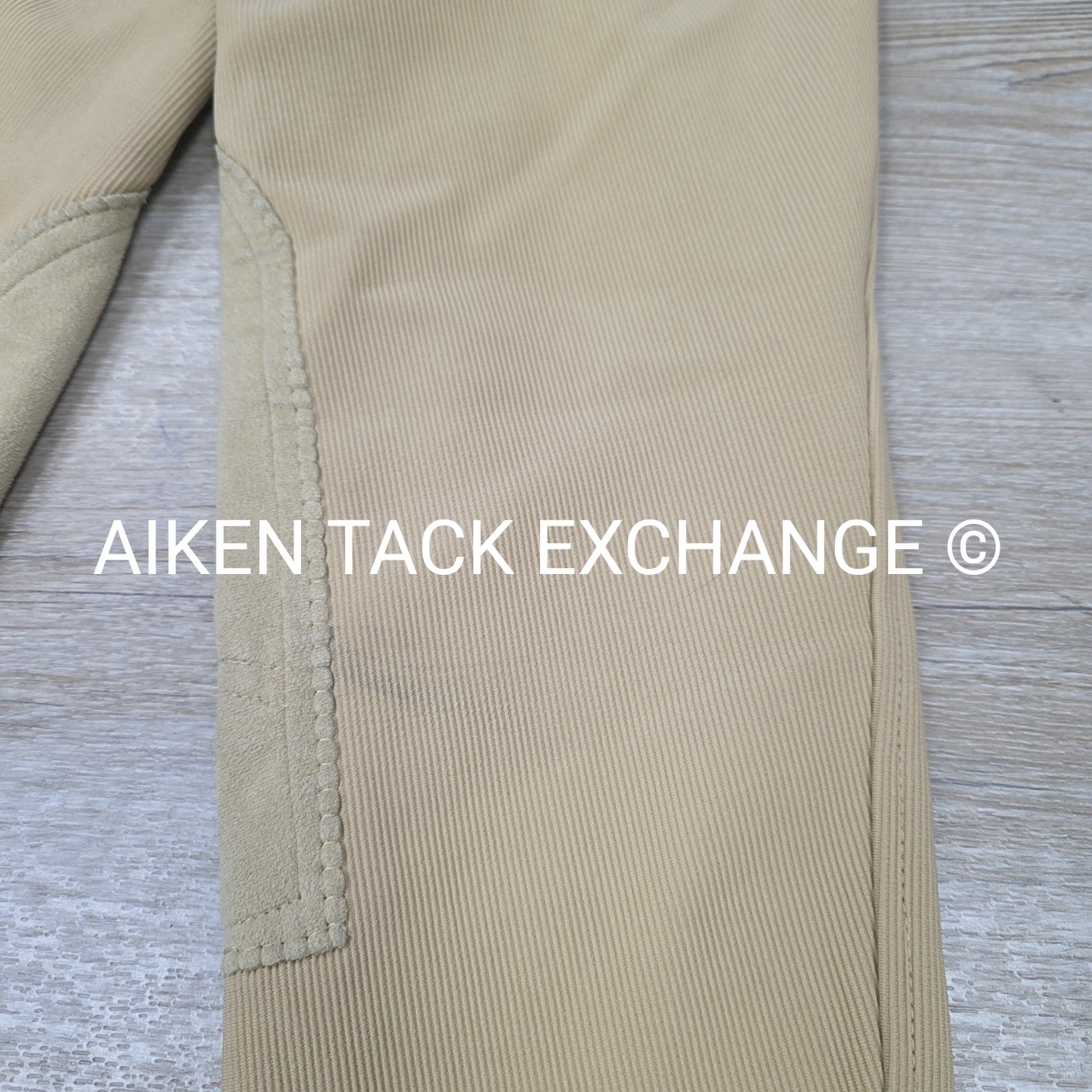 TuffRider Ribbed Knee Patch Breeches, Size 28