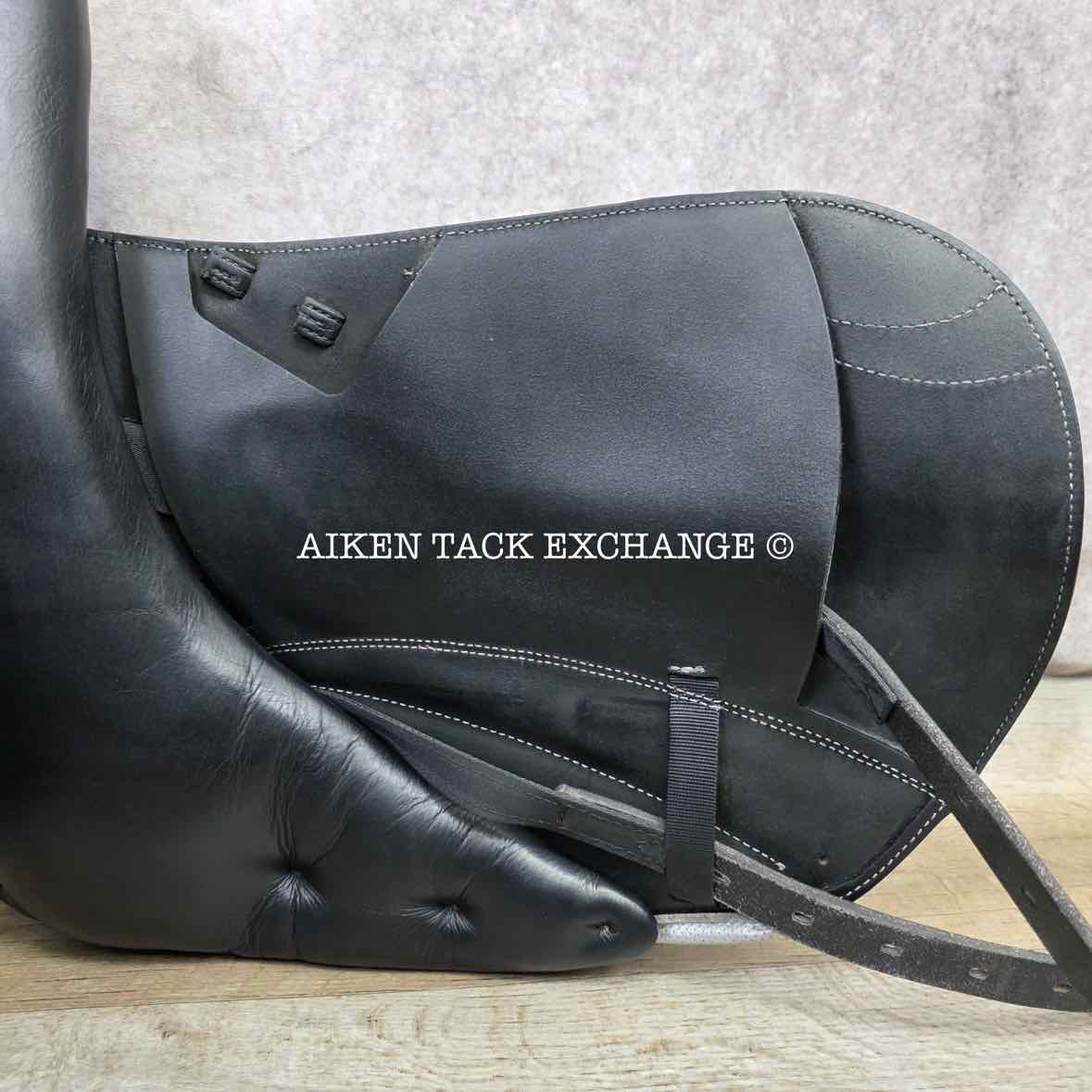 2021 Prestige Philosophy K CPS Monoflap Dressage Saddle, 18" Seat, 34 Tree - MW, Wool Flocked Panels
