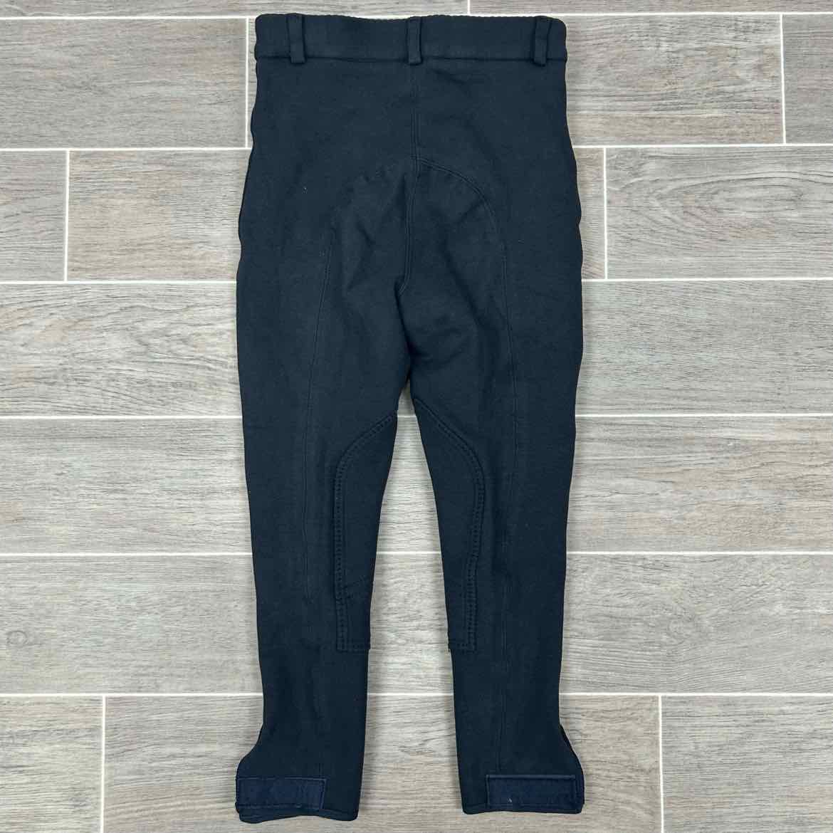Royal Highness Children's Knee Patch Breeches, Black, Size 8, Brand New