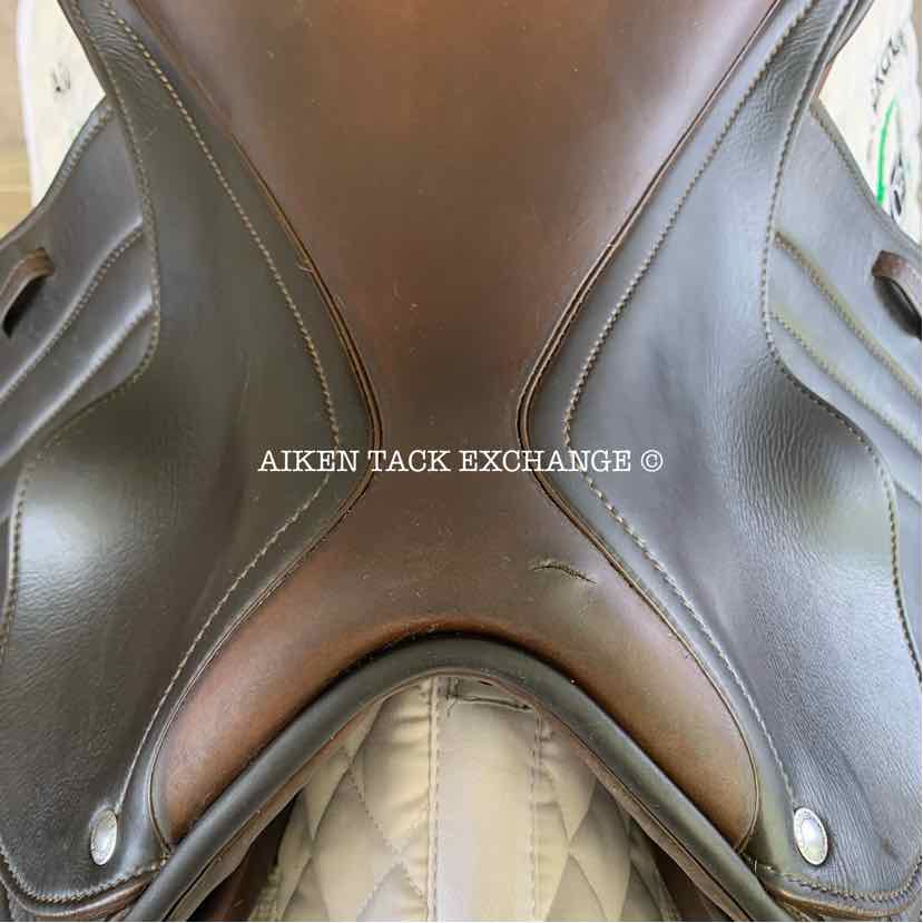 2014 Schleese Jete Close Contact Jump Saddle, 16.5" Seat, Adjustable AdapTree, Wool Flocked Panels
