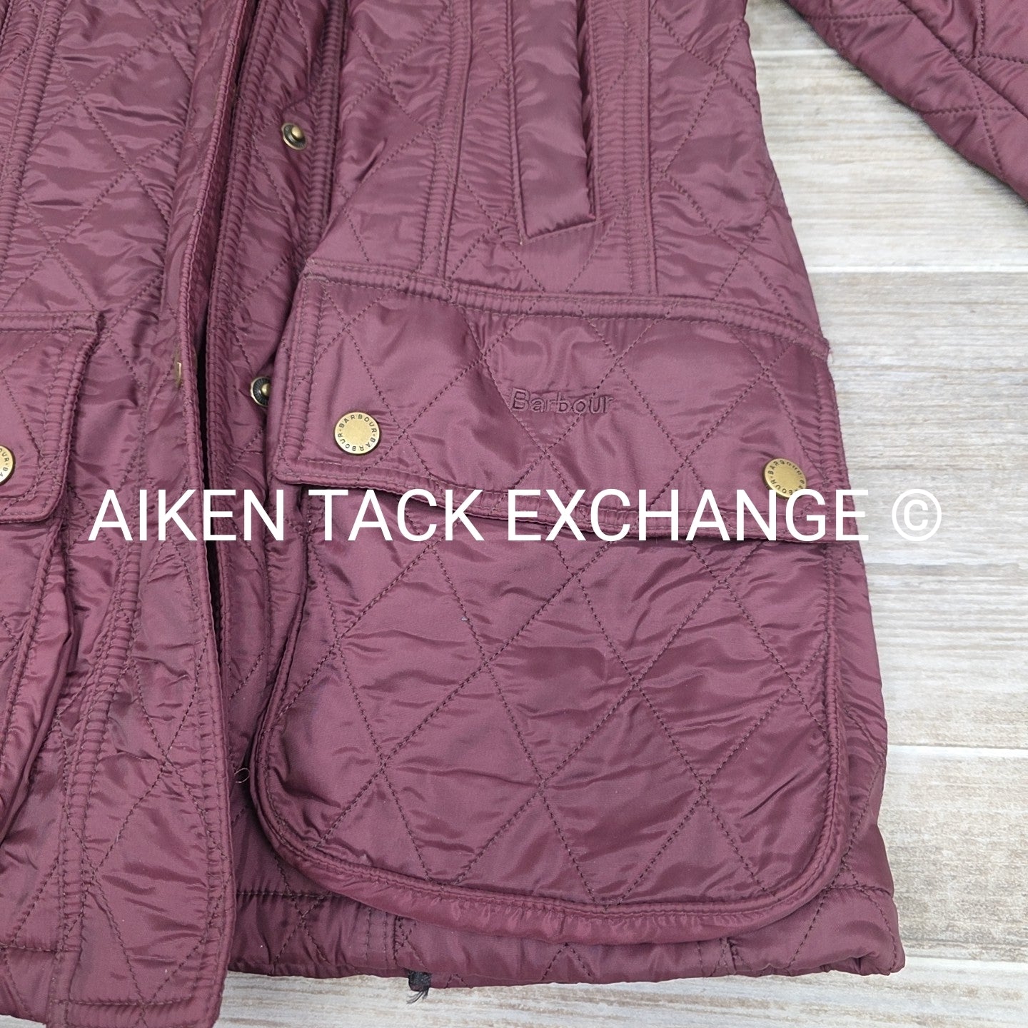 Barbour Beadnell Polarquilt Jacket, Size 6 (has blemishes)