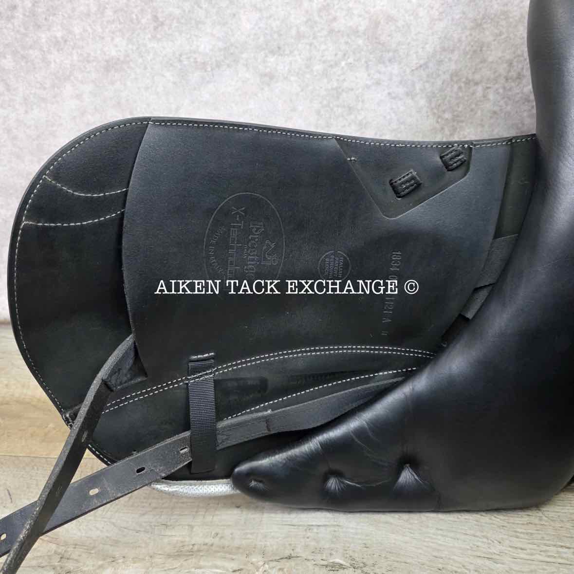 2021 Prestige Philosophy K CPS Monoflap Dressage Saddle, 18" Seat, 34 Tree - MW, Wool Flocked Panels