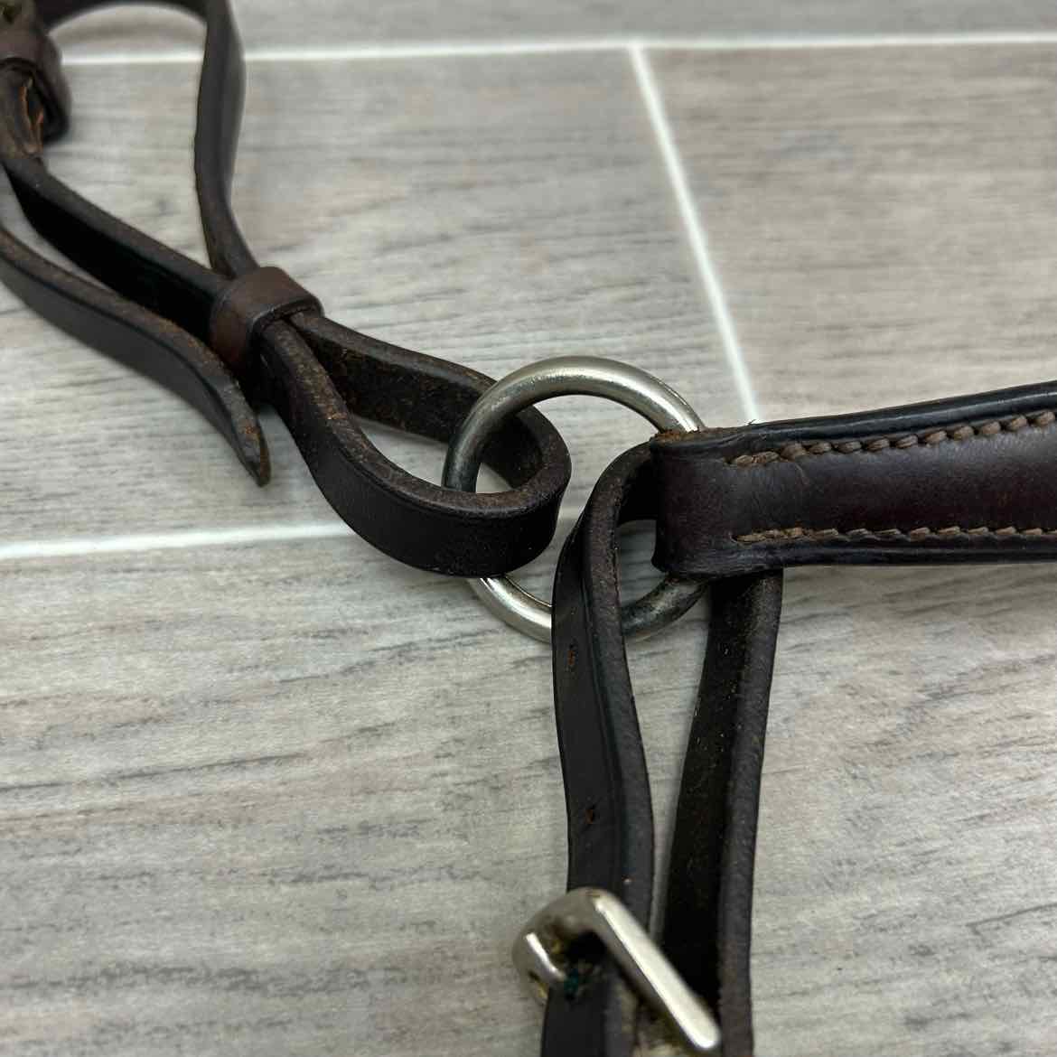 Courbette Flat Breastplate, Brown, Size Full