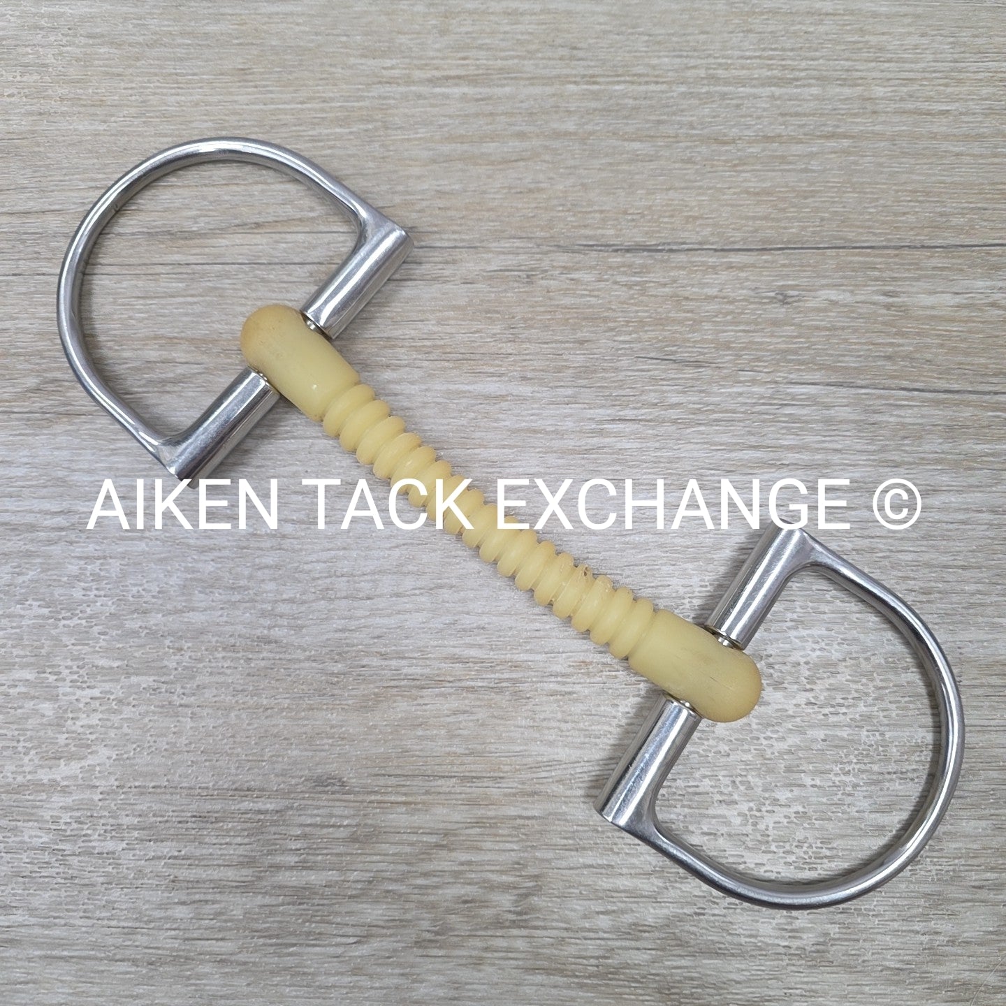 Happy Mouth Ribbed Mullen Mouth D Ring Bit 5"