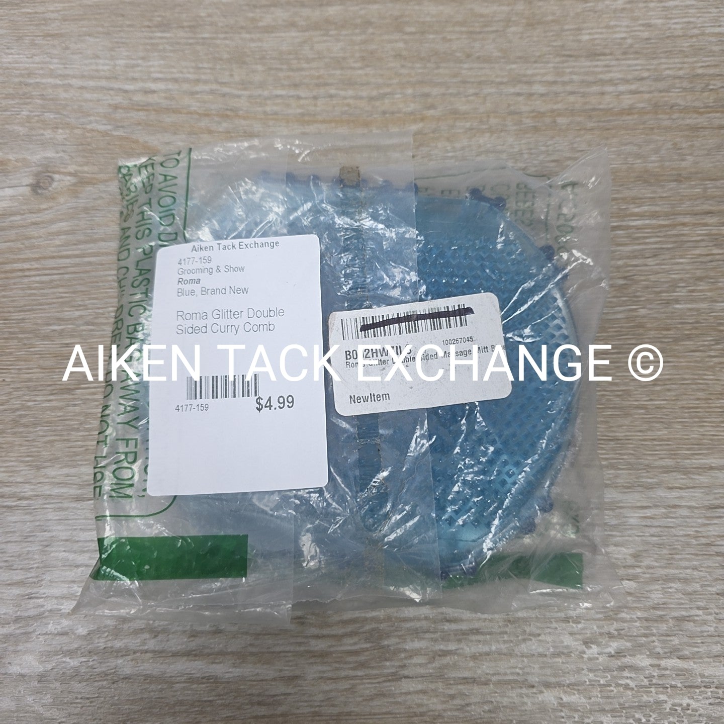 Roma Glitter Double Sided Curry Comb