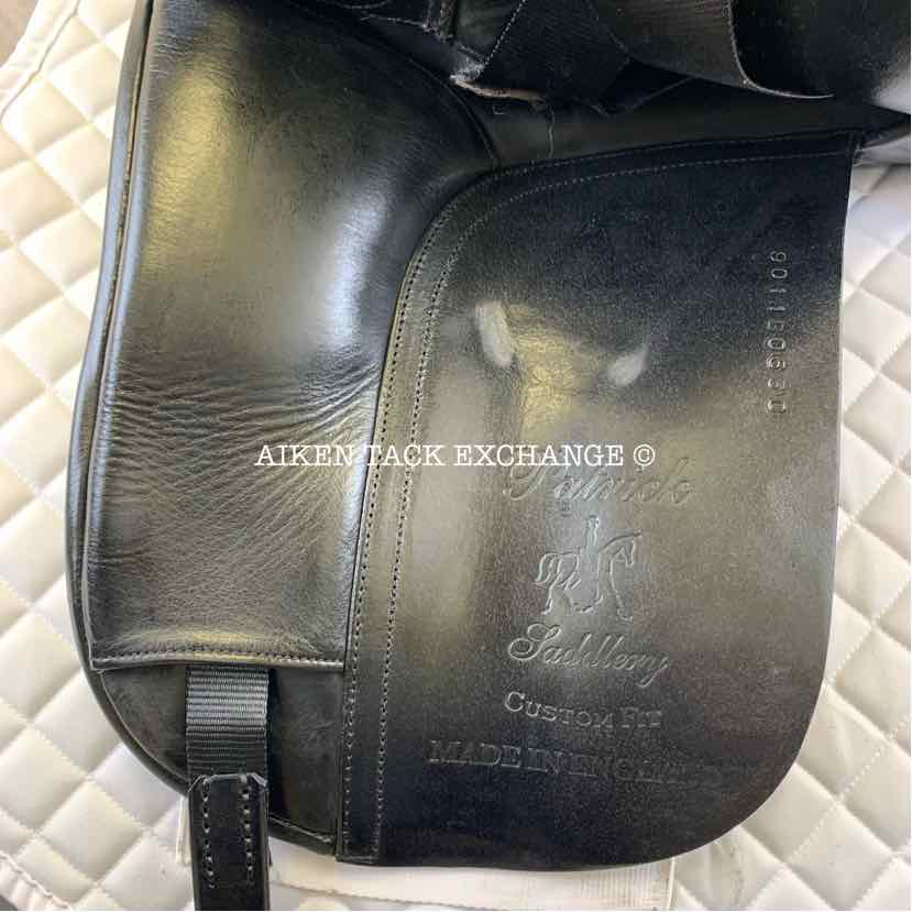 Equation Saddlery Dressage Saddle, 18" Seat, Short Flap, Wide Tree, Wool Flocked Panels