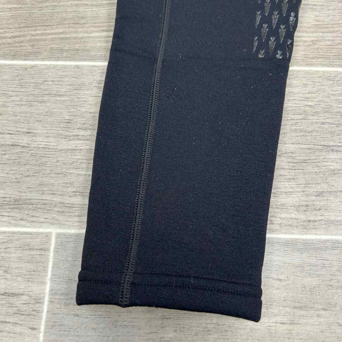 Kerrits Power Stretch Winter Silicone Knee Patch Tights, Size Large